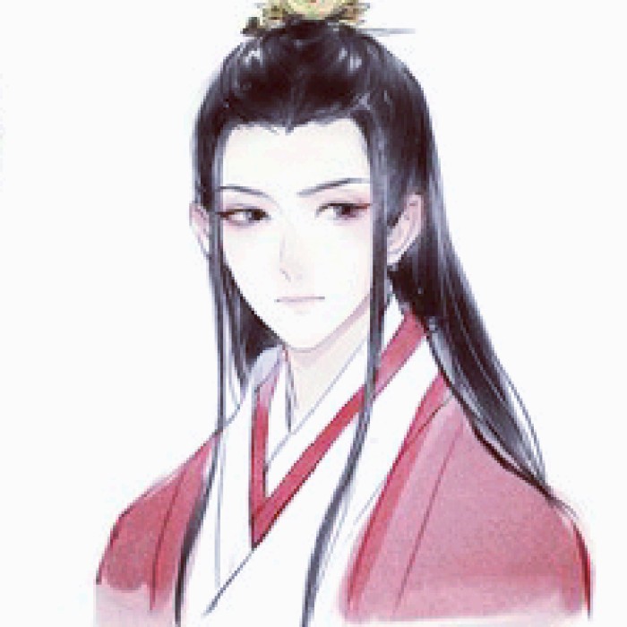 雅致男子古風(fēng)頭像，劍眉星目古典男生頭像