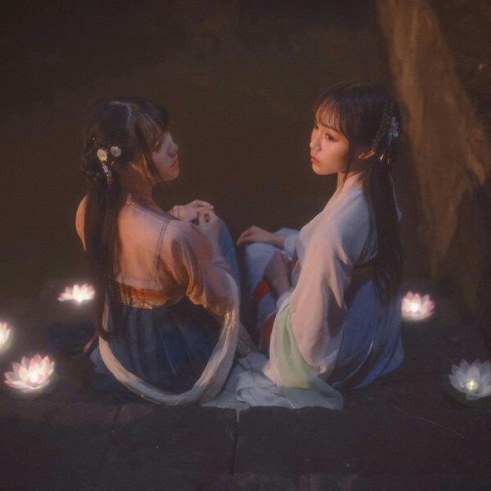 閨蜜古裝女子古風(fēng)頭像，楚楚動(dòng)人女生頭像