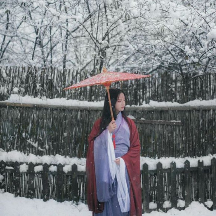 溫柔可人古風(fēng)漢服女子頭像，端莊秀麗女生頭像