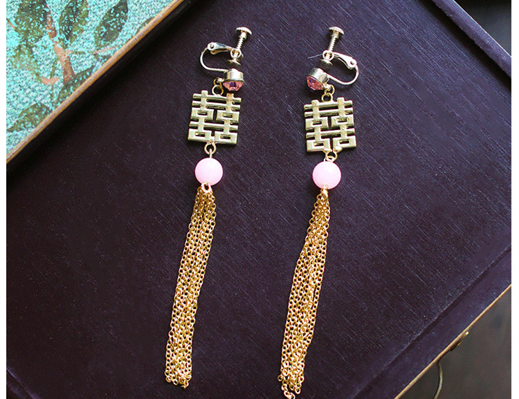 純手工精致金色流蘇發(fā)簪，新娘古風(fēng)頭飾