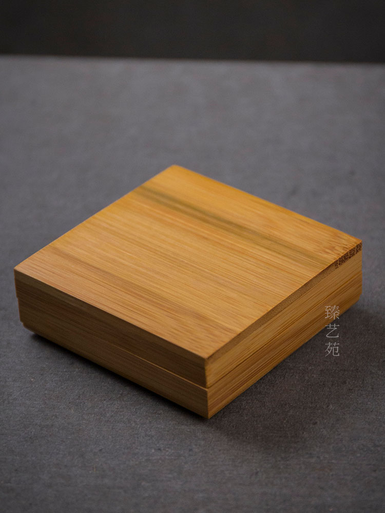 楠竹制鏤空花紋盤香爐，中式香薰竹香爐