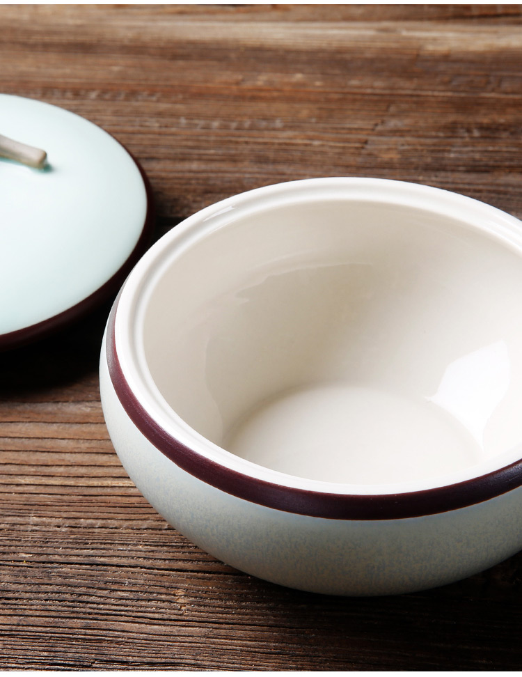 中式古典陶瓷禮盒茶葉罐，普洱醒茶葉包裝密封