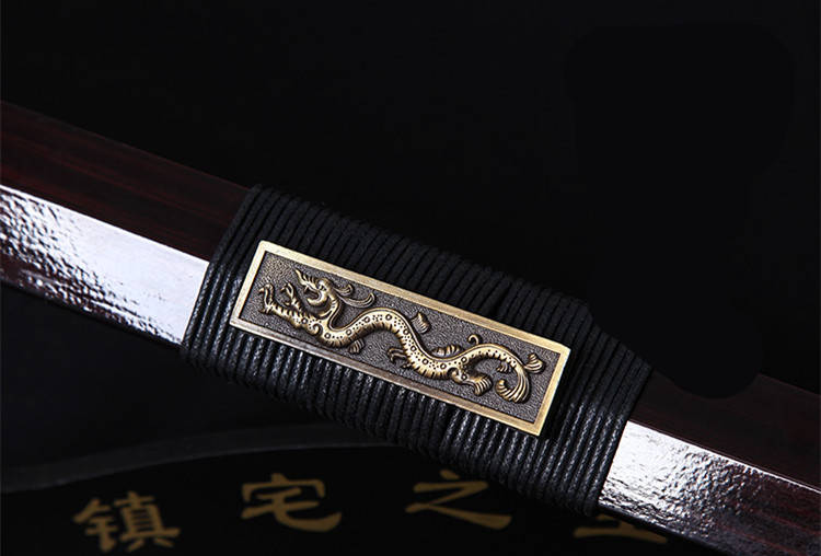 八面漢劍一體寬柄錳鋼刀劍 ，傳統(tǒng)霸氣古韻兵器