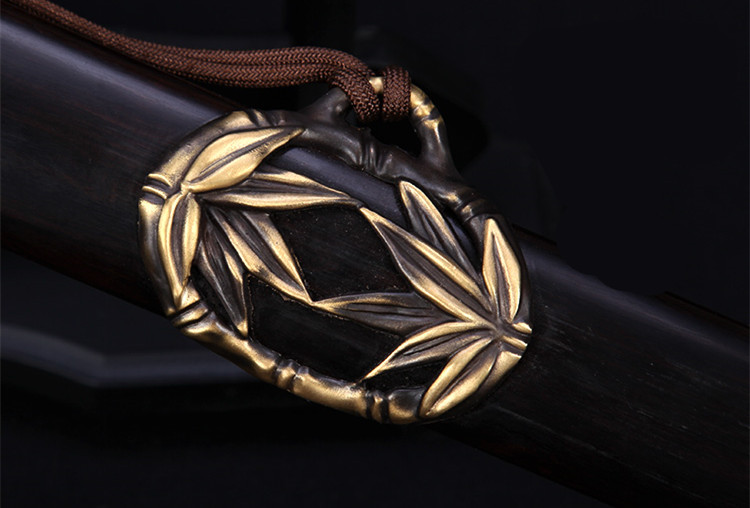 正宗寶劍銅裝乾隆佩劍，花紋鋼君子寶劍