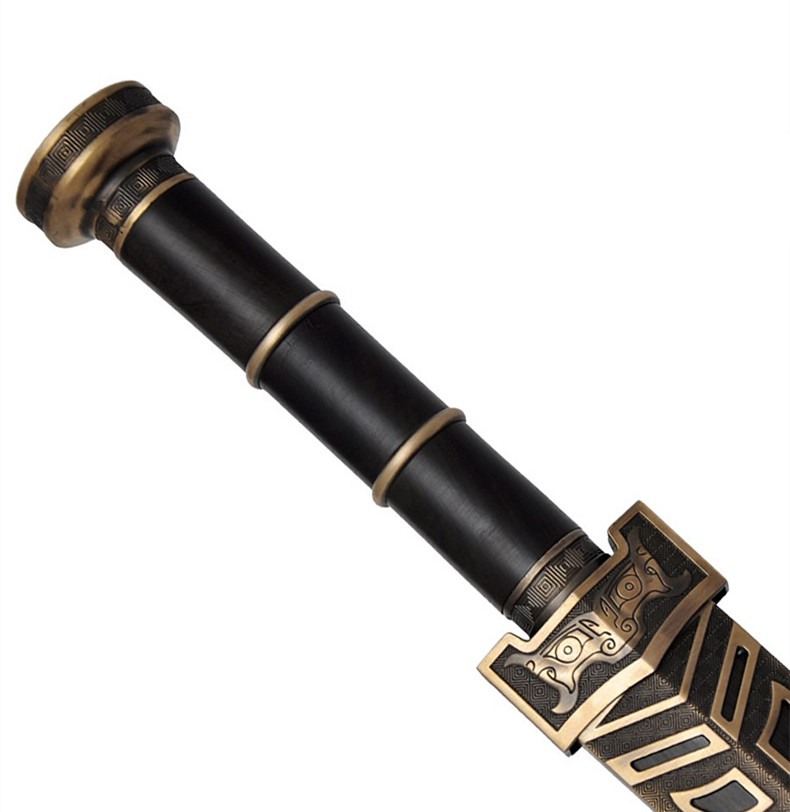 八面漢劍花紋鋼長劍，如意刀劍兵器