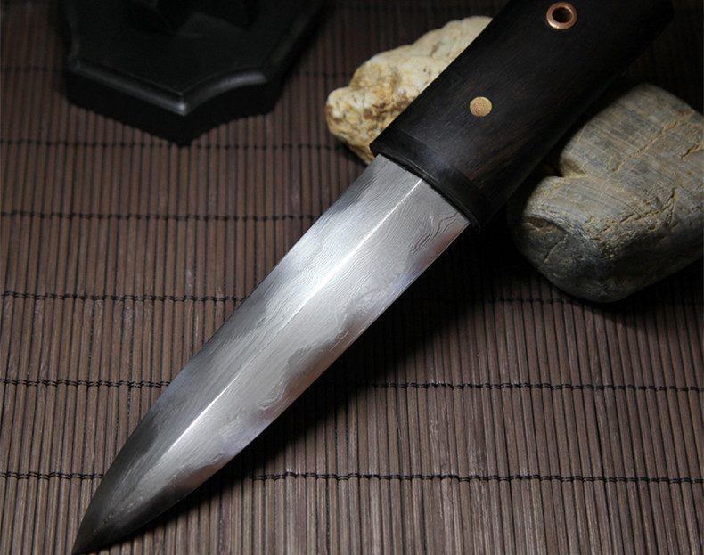 隱劍簡(jiǎn)約短劍手工漢劍，短小易帶紫檀劍鞘