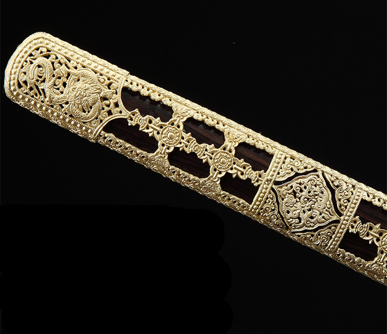 明朝御制大永樂劍，手工寶劍花紋鋼劍