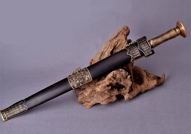 佰壽劍老人祝壽禮品，短劍手工藝術(shù)品