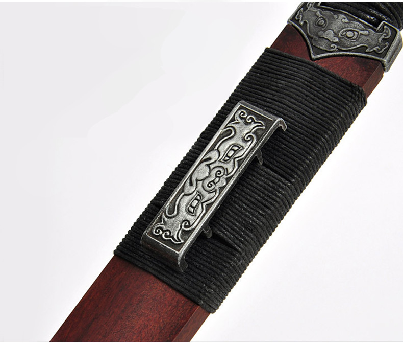 漢代短劍質(zhì)樸簡(jiǎn)約兵器，福連文苑工藝品寶劍