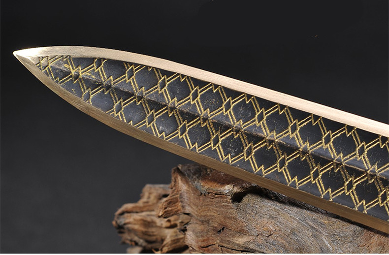 越王勾踐劍青銅劍，仿古兵器寶劍圖片