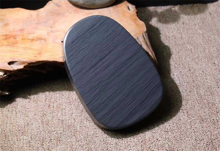 勁松暗香天然原石硯臺，文房四寶精品硯臺