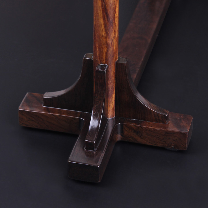 簡約花梨木筆掛筆架，實(shí)木書法用品