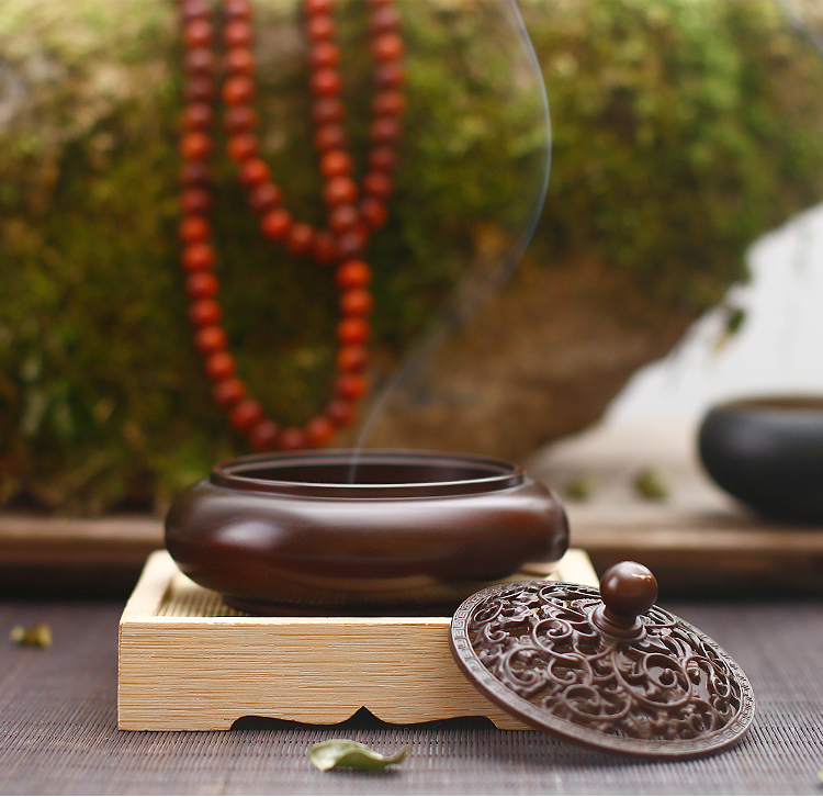 古韻純銅生活家居檀香爐，沉香熏香爐盤(pán)香爐。