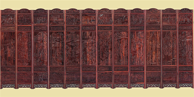 精妙絕倫的中式古典屏風