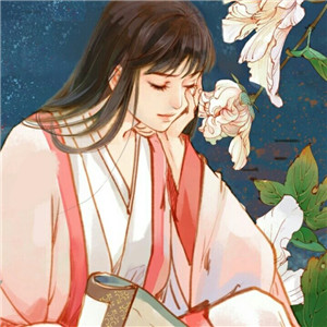 手繪風(fēng)格華貴古風(fēng)女子頭像，動漫頭像女生頭像