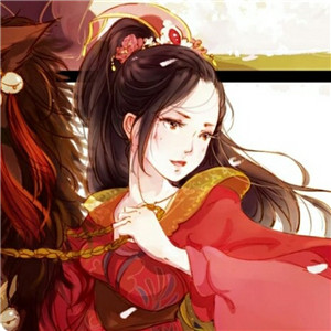 手繪風(fēng)格華貴古風(fēng)女子頭像，動漫頭像女生頭像