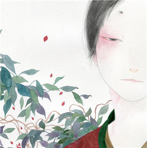 手繪風(fēng)格華貴古風(fēng)女子頭像，動漫頭像女生頭像