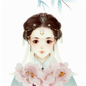 冬日飛雪女子古風(fēng)頭像，好看的動(dòng)漫頭像