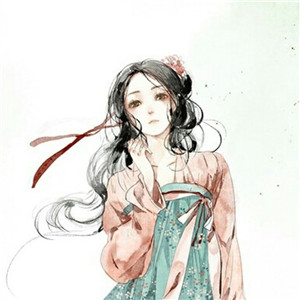 冬日飛雪女子古風(fēng)頭像，好看的動(dòng)漫頭像