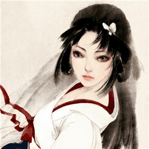 冬日飛雪女子古風(fēng)頭像，好看的動(dòng)漫頭像