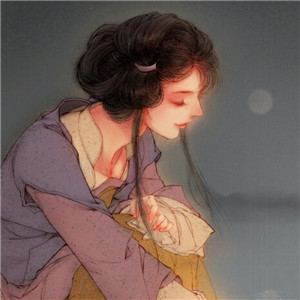 冬日飛雪女子古風(fēng)頭像，好看的動(dòng)漫頭像