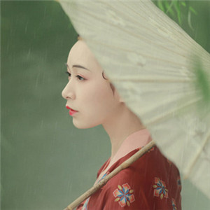 煙雨迷蒙古風(fēng)女子頭像，漢服真人頭像qq頭頭像