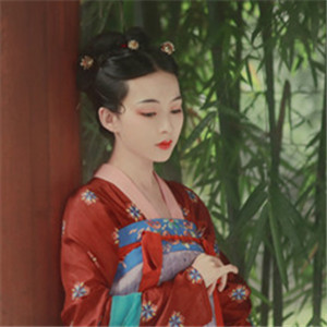 煙雨迷蒙古風(fēng)女子頭像，漢服真人頭像qq頭頭像