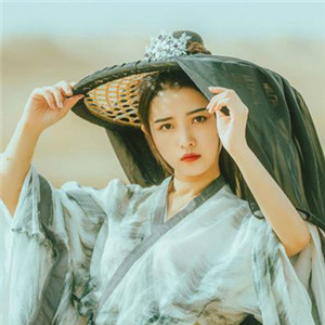 大漠孤煙古風(fēng)女子真人頭像，唯美女生qq頭像