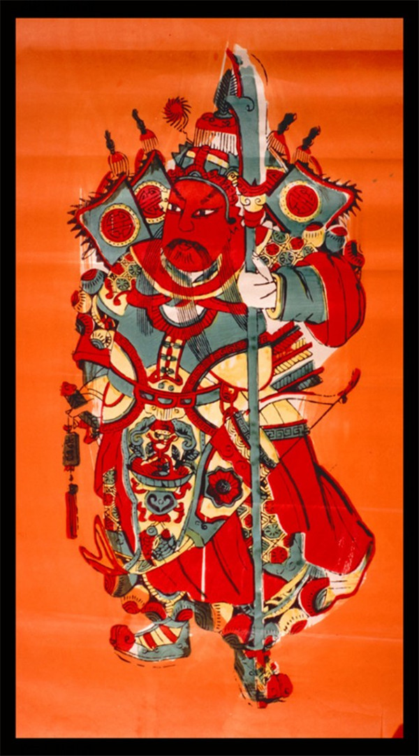 福連文苑傳統(tǒng)精美色彩艷麗的年畫(huà)