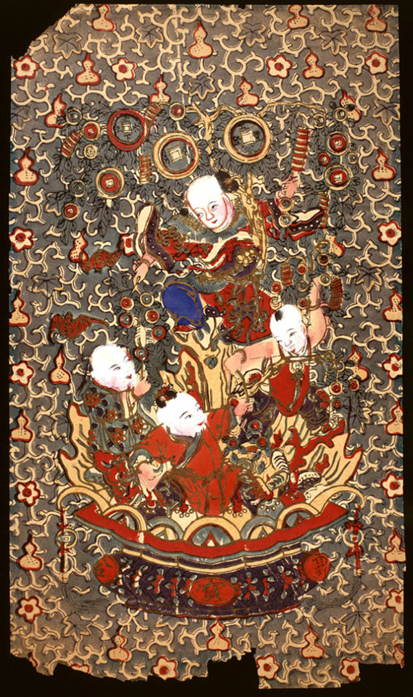 福連文苑傳統(tǒng)精美色彩艷麗的年畫