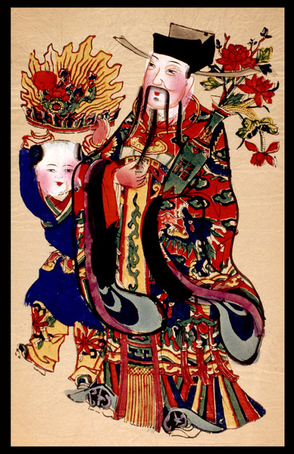 福連文苑傳統(tǒng)精美色彩艷麗的年畫