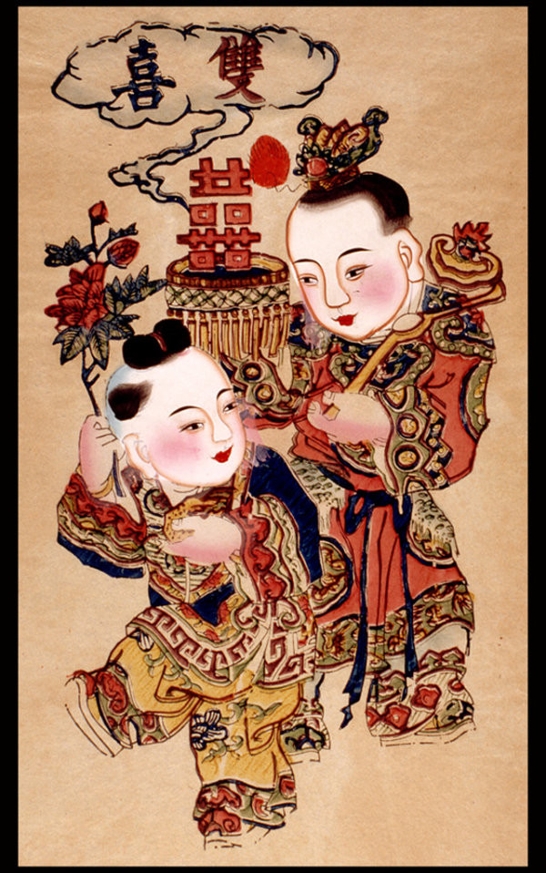 福連文苑傳統(tǒng)精美色彩艷麗的年畫(huà)（二）