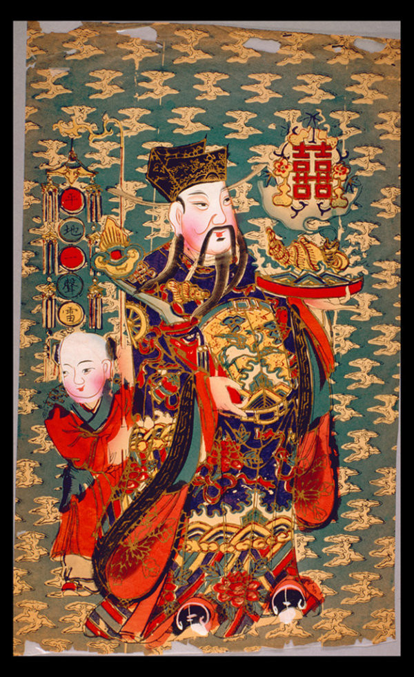 福連文苑傳統(tǒng)精美色彩艷麗的年畫（二）