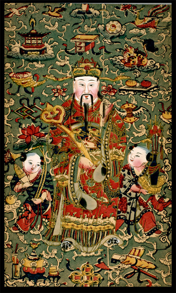 福連文苑傳統(tǒng)精美色彩艷麗的年畫（二）