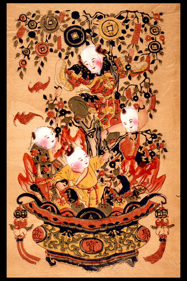 福連文苑傳統(tǒng)精美色彩艷麗的年畫（三）