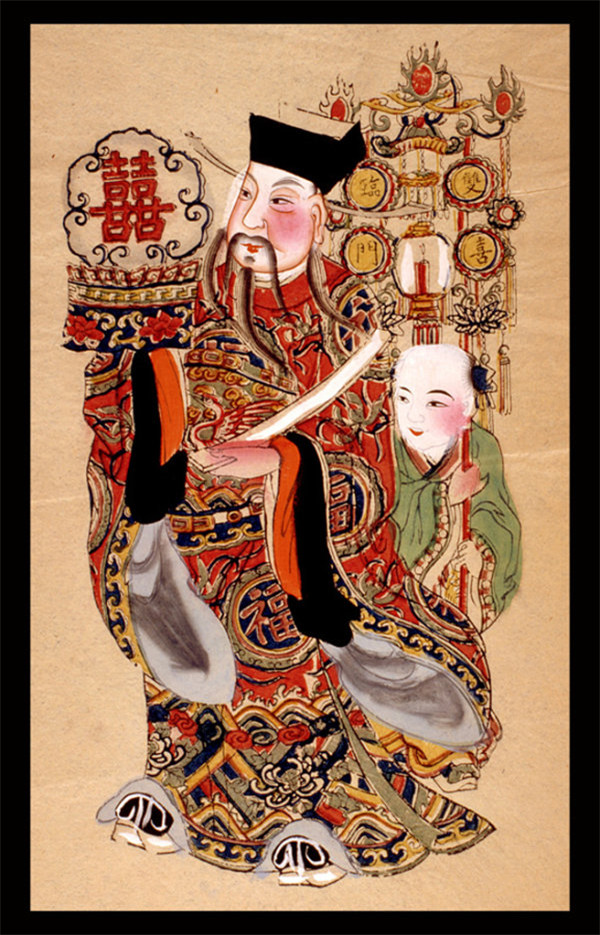 福連文苑傳統(tǒng)精美色彩艷麗的年畫（三）