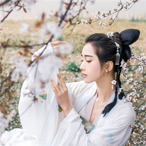 櫻花樹下古風(fēng)女子頭像，真人古風(fēng)頭像大全
