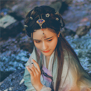 星輝光影漢服古風(fēng)女子頭像，妖媚女生頭像