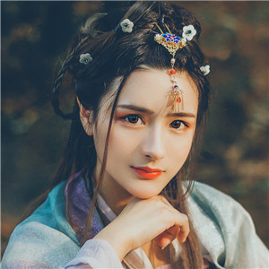 星輝光影漢服古風(fēng)女子頭像，妖媚女生頭像