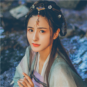 星輝光影漢服古風(fēng)女子頭像，妖媚女生頭像
