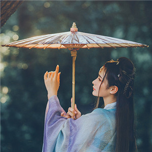 星輝光影漢服古風(fēng)女子頭像，妖媚女生頭像