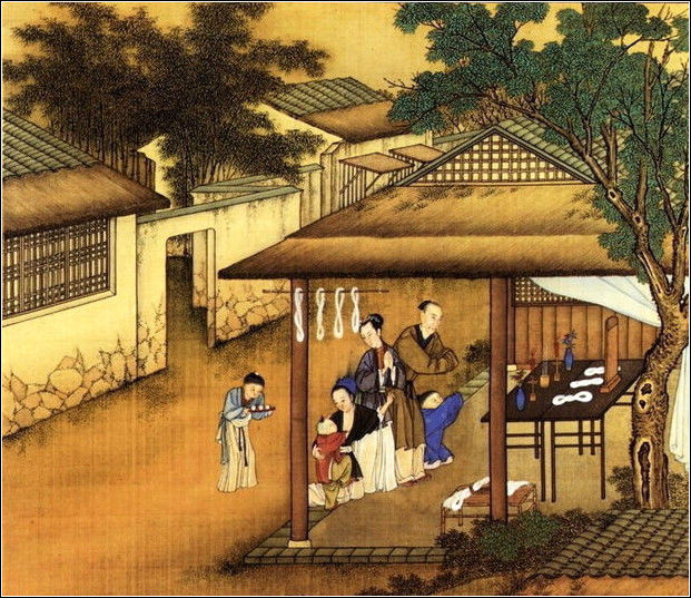 中國(guó)24節(jié)氣古畫(huà)圖，超美國(guó)畫(huà)插畫(huà)欣賞