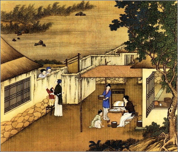 中國(guó)24節(jié)氣古畫(huà)圖，超美國(guó)畫(huà)插畫(huà)欣賞