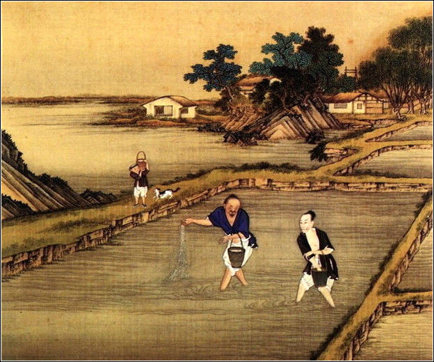 中國(guó)24節(jié)氣古畫(huà)圖，超美國(guó)畫(huà)插畫(huà)欣賞