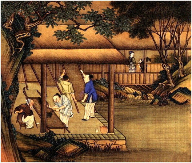 中國(guó)24節(jié)氣古畫(huà)圖，超美國(guó)畫(huà)插畫(huà)欣賞