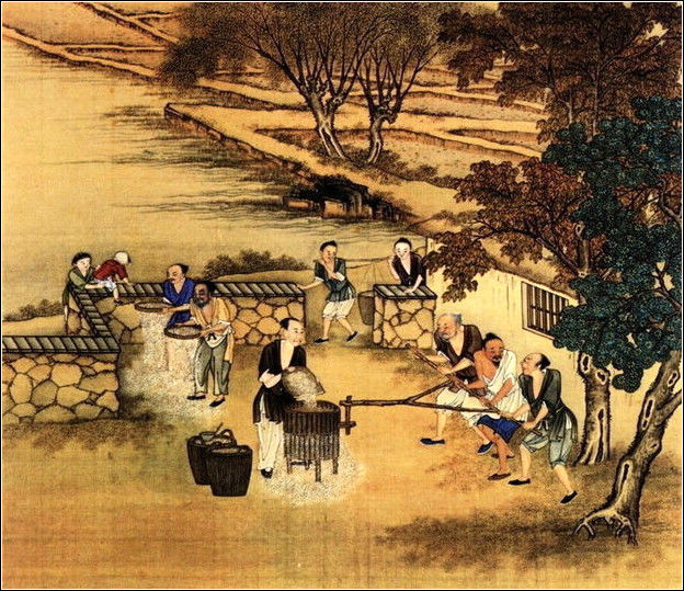 中國(guó)24節(jié)氣古畫(huà)圖，超美國(guó)畫(huà)插畫(huà)欣賞