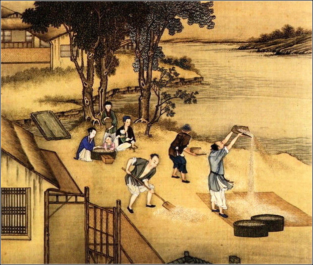 中國(guó)24節(jié)氣古畫(huà)圖，超美國(guó)畫(huà)插畫(huà)欣賞