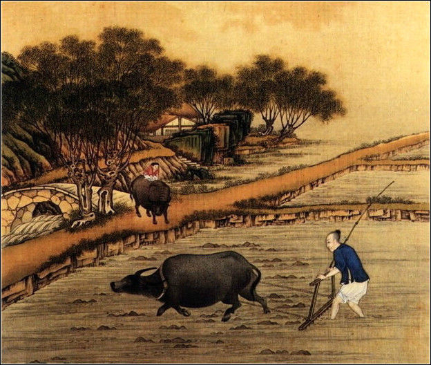 中國(guó)24節(jié)氣古畫(huà)圖，超美國(guó)畫(huà)插畫(huà)欣賞