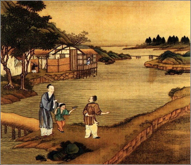 中國(guó)24節(jié)氣古畫(huà)圖，超美國(guó)畫(huà)插畫(huà)欣賞