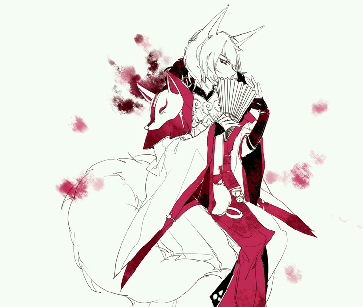 陰陽師妖狐古風圖片